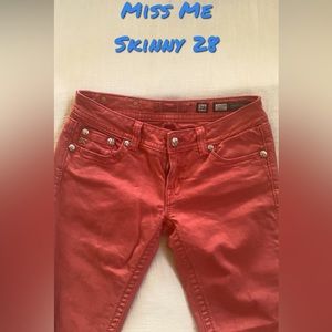Rare Orange Miss Me Jeans